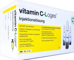 Vitamin C Loges 50 X 5 ml Injektionslösung