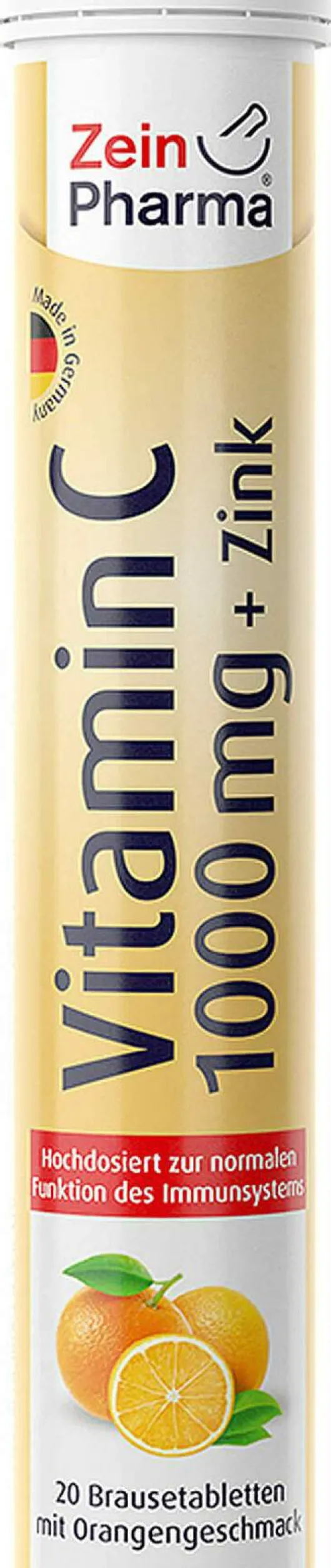 Vitamin C 1000 mg + Zink 20 Brausetabletten