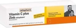 Vitamin C plus Zink-ratiopharm 40 Brausetabletten