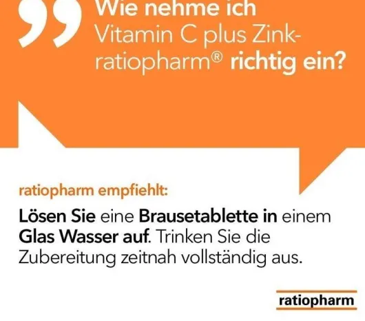 Vitamin C Plus Zink-Ratiopharm 20 Brausetabletten