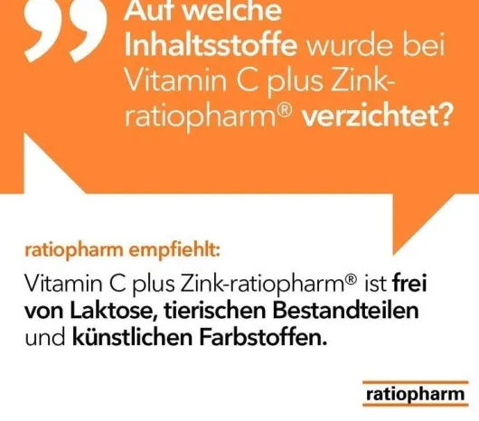 Vitamin C Plus Zink-Ratiopharm 20 Brausetabletten