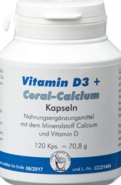 Vitamin D3 + Coral Calcium 120 Kapseln