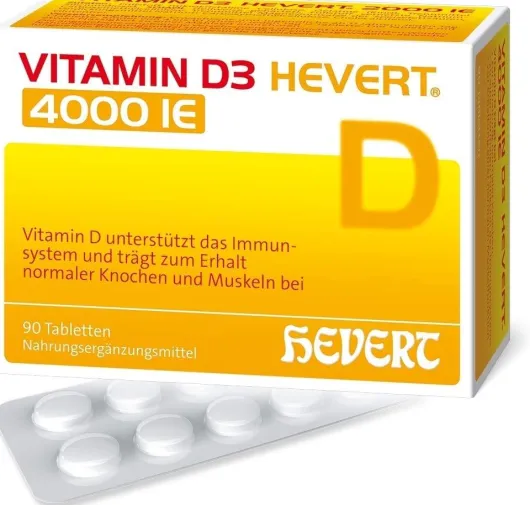 Vitamin D3 Hevert 4.000 I.E. 90 Tabletten