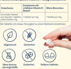 Vitamin D3 Hevert 4.000 I.E. 30 Tabletten