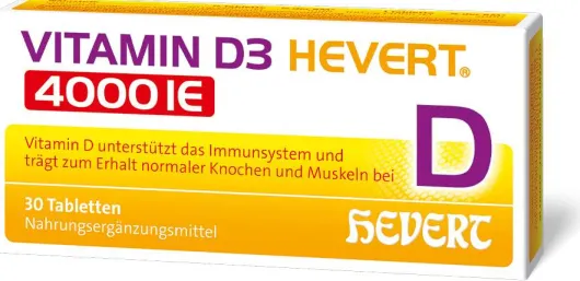 Vitamin D3 Hevert 4.000 I.E. 30 Tabletten