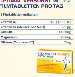 Vitamin D3 Hevert Osteo Pro 120 Filmtabletten