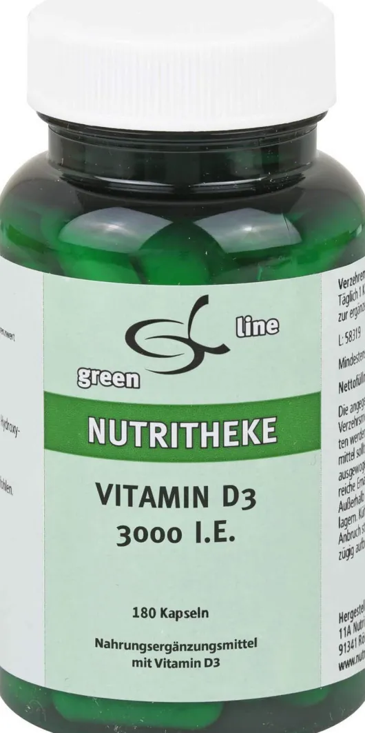 Vitamin D3 3.000 I.E. 180 Kapseln