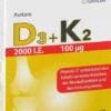Vitamin D3 2000 I.E. + K2 100 µg 120 Tabletten