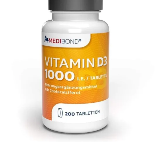 Vitamin D3 1.000 I.E. Medibond 200 Tabletten