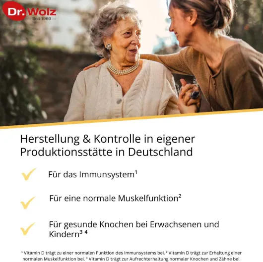 Vitamin D3 1000 I.E. Plus Dr.Wolz 60 Kapseln