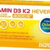 Vitamin D3 K2 Hevert plus Calcium und Magnesium 4000 IE 120 Kapseln