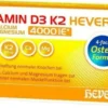 Vitamin D3 K2 Hevert plus Calcium und Magnesium 4000 IE 60 Kapseln