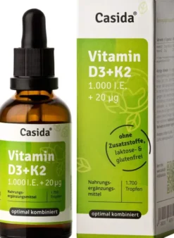 Vitamin D3 + K2 1.000 I.E. + 20 µg 50 ml Tropfen