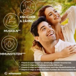 Vitamin D3 K2 5000 I.E. hochdosiert Tabletten 180 Stück