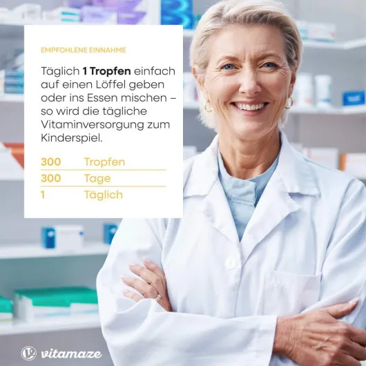 Vitamin D3 K2 500 I.E. Kinder Tropfen 10 ml
