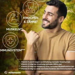 Vitamin D3 K2 1000 I.E. Tropfen Hochdosiert 50ml