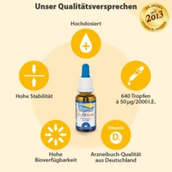 Vitamin D3 Öl Forte Dr.Jacob s 20 ml Tropfen