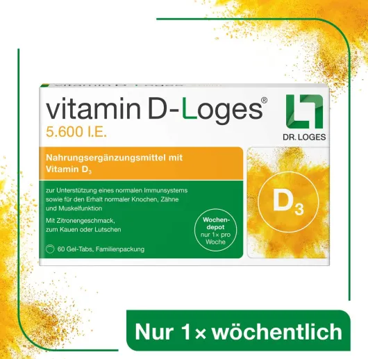 Vitamin D-Loges 5.600 I.E. 60 Kautabletten