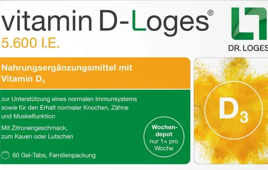 Vitamin D-Loges 5.600 I.E. 60 Kautabletten