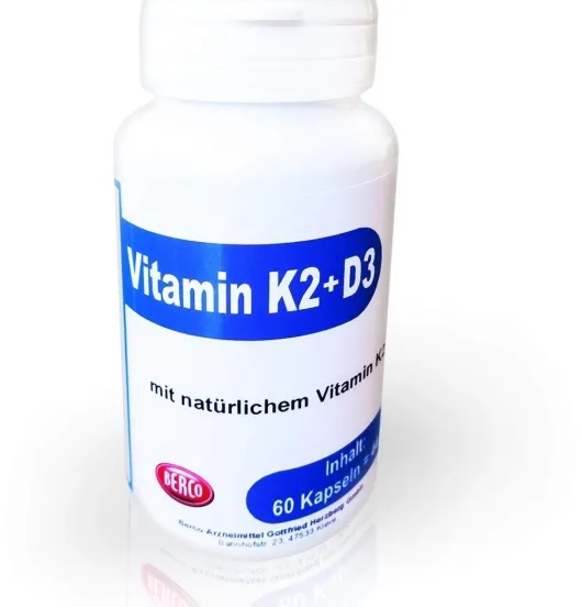 Vitamin K2 + D3 Berco 60 Kapseln