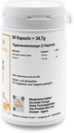 VitexVital Mönchspfeffer + C Allpharm 60 Kapseln