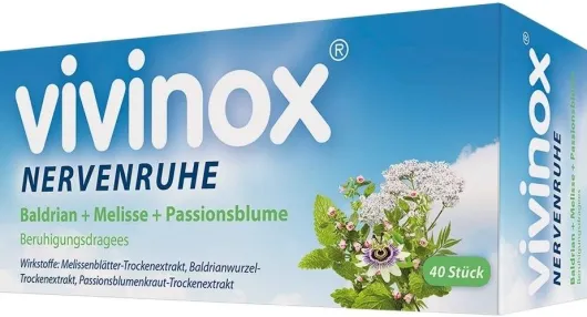 Vivinox Nervenruhe Beruhigungsdragees 40 Stück