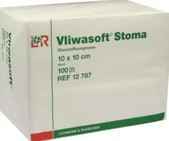 Vliwasoft Stoma Kompressen 10 X 10cm 4-Fach