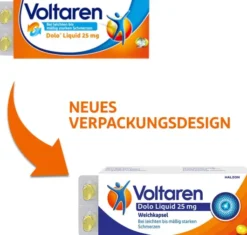Voltaren Dolo Liquid 25 mg 10 Kapseln