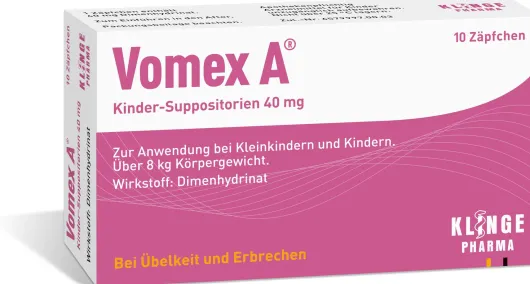 Vomex A 40 mg Kindersuppositorien 10 Stück