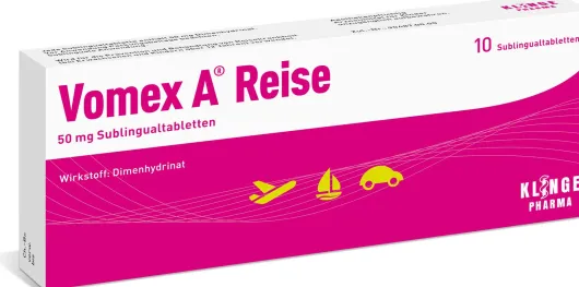 Vomex A Reise 50 mg Sublingualtabletten 10 Stück