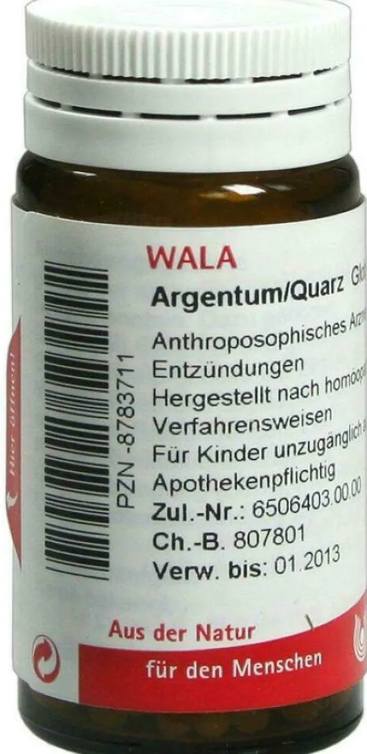 Wala Argentum Quarz 20 G Globuli