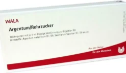 Wala Argentum-Rohrzucker 10 X 1 ml Ampullen
