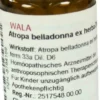 Wala Atropa Belladonna Ex Herba D6 20 G Globuli