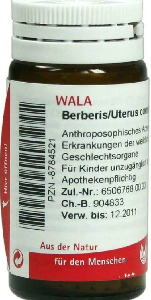 Wala Berberis Uterus Comp. 20 G Globuli