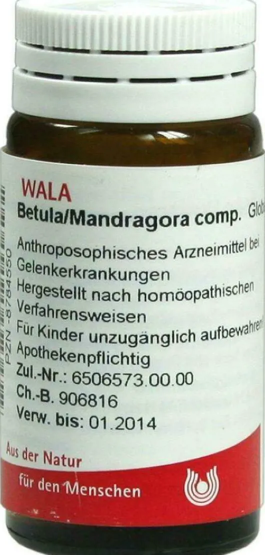 Wala Betula Mandragora Comp. 20 G Globuli