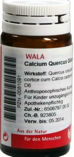 Wala Calcium Quercus Velati 20 G Globuli