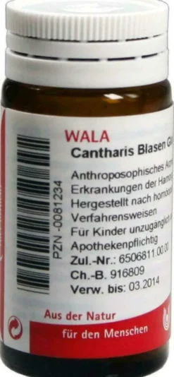 Wala Cantharis Blasen Velati 20 G Globuli