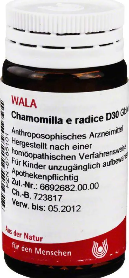 Wala Chamomilla E Radice D30 20 G Globuli