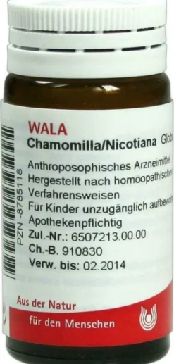 Wala Chamomilla Nicotiana 20 G Globuli