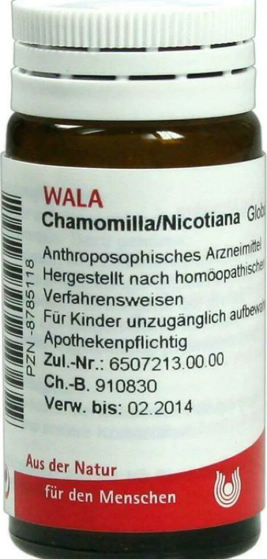 Wala Chamomilla Nicotiana 20 G Globuli