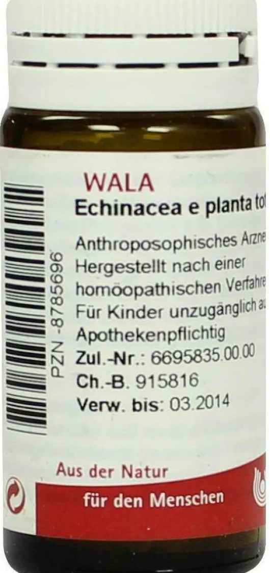 Wala Echinacea E Planta Tota D3 20 G Globuli