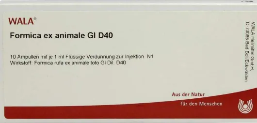 Wala Formica Ex Animale Gl D40 10 X 1 ml Ampullen