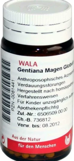 Wala Gentiana Magen 20 G Globuli Velati