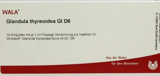 Wala Glandula Thyreoidea Gl D6 10 X 1 ml Ampullen