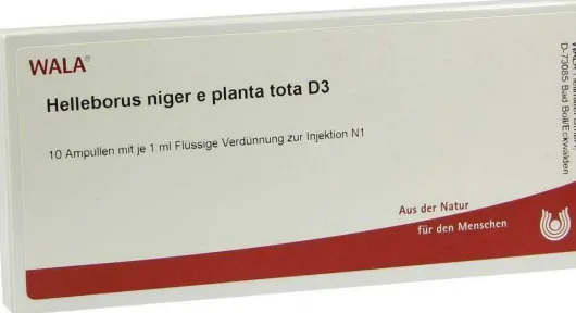 Wala Helleborus Niger E Planta Tota D3 10 X 1 ml Ampullen