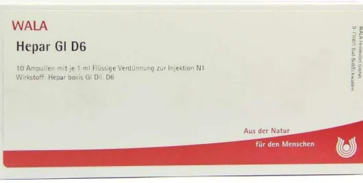 Wala Hepar Gl D6 10 X 1 ml Ampullen