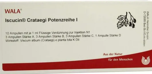 Wala Iscucin Crataegi Potenzreihe I 10 X 1 ml Ampullen