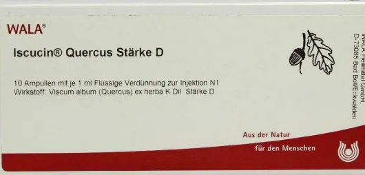 Wala Iscucin Quercus Stärke D 10 X 1 ml Ampullen