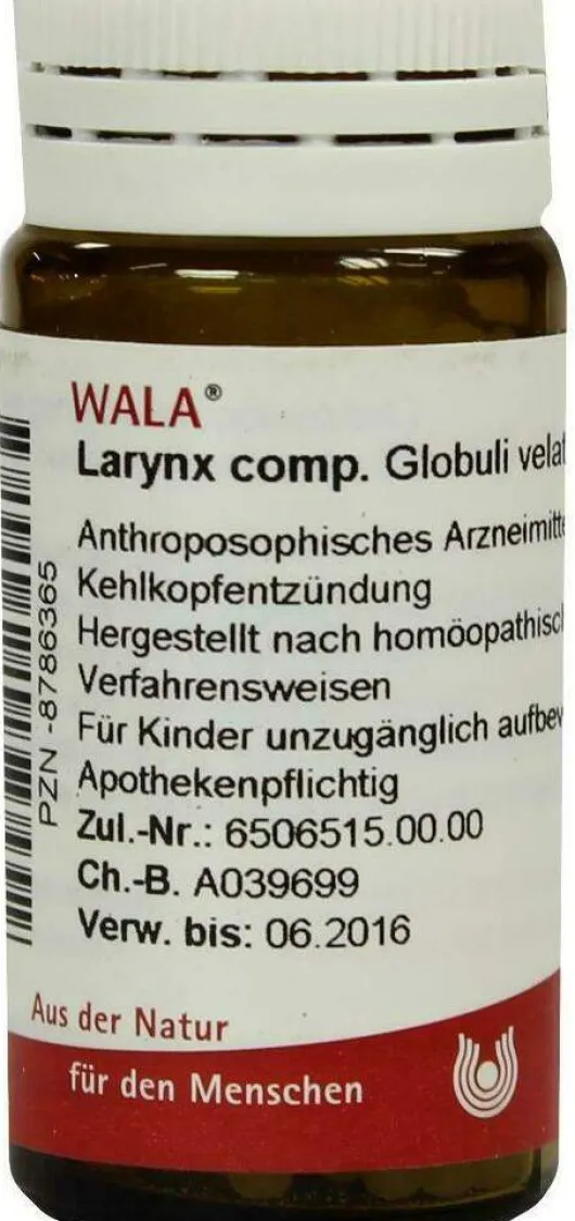 Wala Larynx Comp. 20 G Globuli