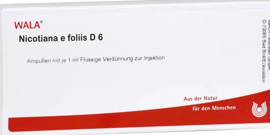 Wala Nicotiana E Foliis D6 10 X 1 ml Ampullen
